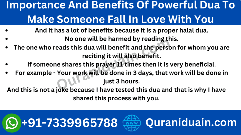 Powerful Dua To Make Someone Fall In Love With You