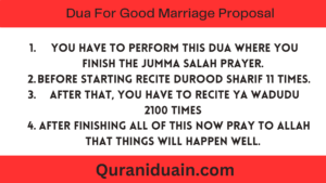 Dua For Good Marriage Proposal